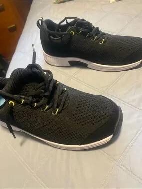 Dr. Scholl's | Shoes | Dr Scholls Black Sneaker With Blue Floatonair ...